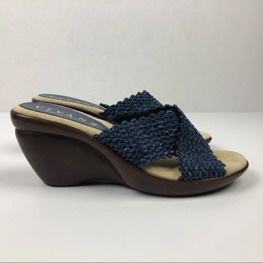 Vivanz Made in USA - Wedge Slide Sandal